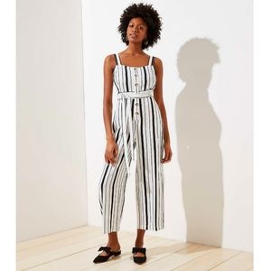 Striped  Strappy Jumpsuit